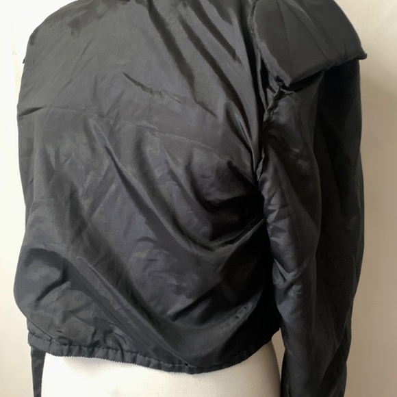 Vintage 80s/90s SCARLET RAGE Sequin Cropped Jacket Size M Multicolour SILK - Picture 4 of 12